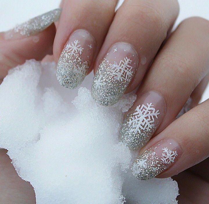 The Winter Snowfall on Your Nails