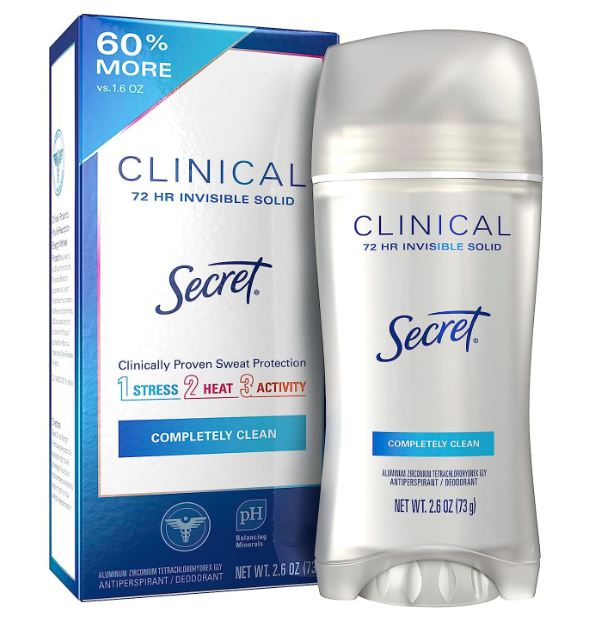 Secret Clinical Strength Antiperspirant and Deodorant for Women
