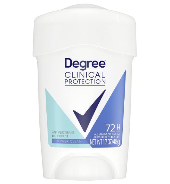 Degree Clinical Protection Antiperspirant Deodorant 72-Hour Sweat