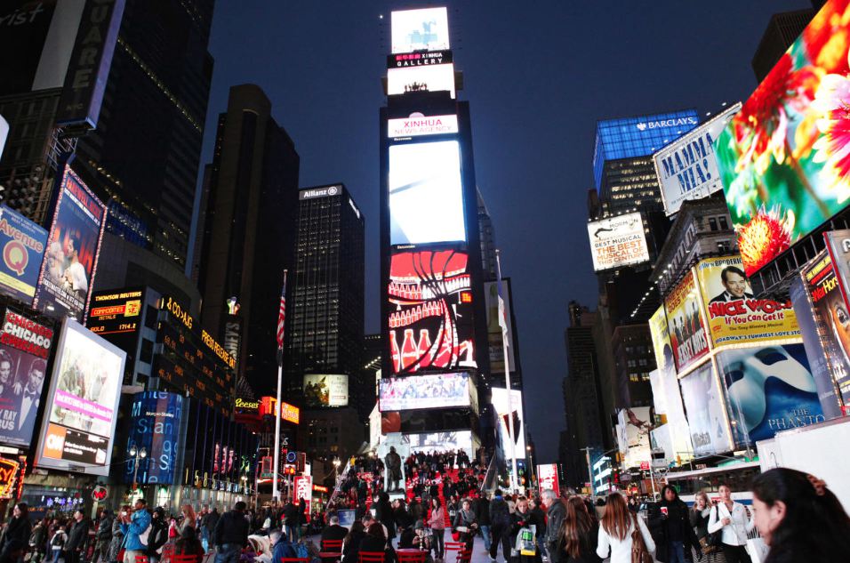 Times Square in New York City