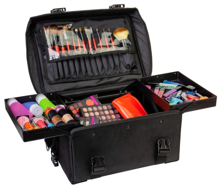 SHANY Makeup Artist Soft Rolling Trolley Cosmetic Case