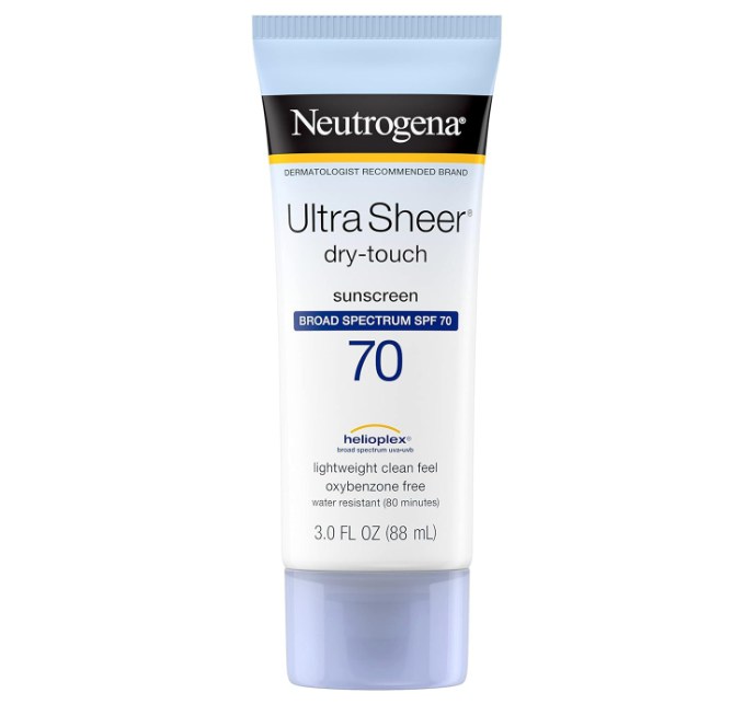 Neutrogena Ultra Sheer Dry-Touch Water Resistant