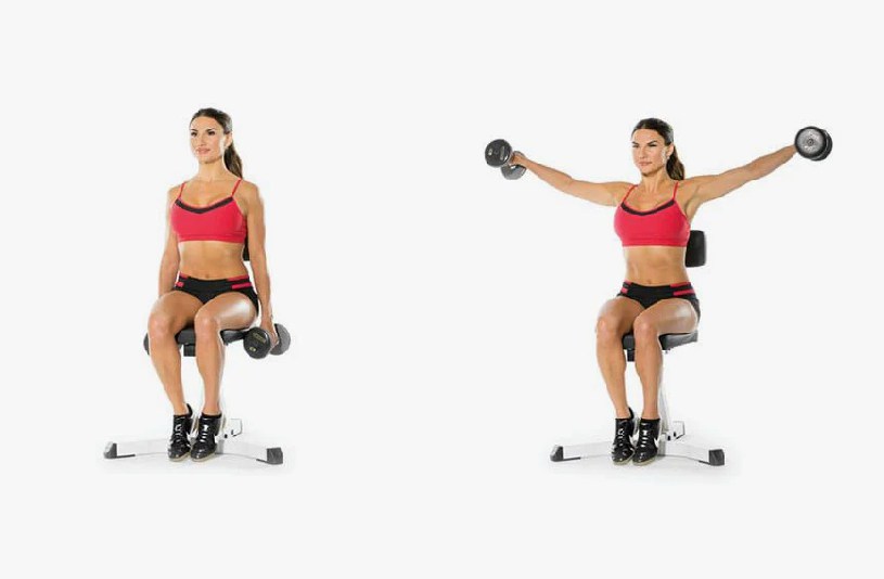 Steps for Seated Arm Raises
