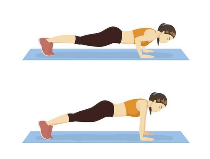 Steps for Pushups